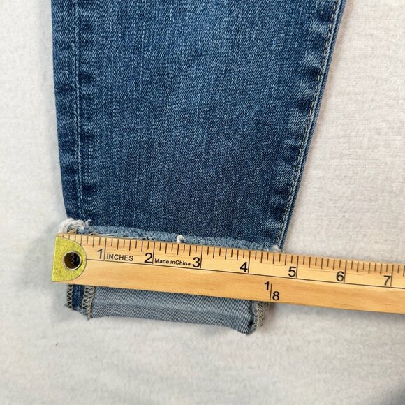 Adriano Goldschmied Jeans Womens 25 Blue Skinny Ankle Low Rise Dark Wash - Picture 10 of 12